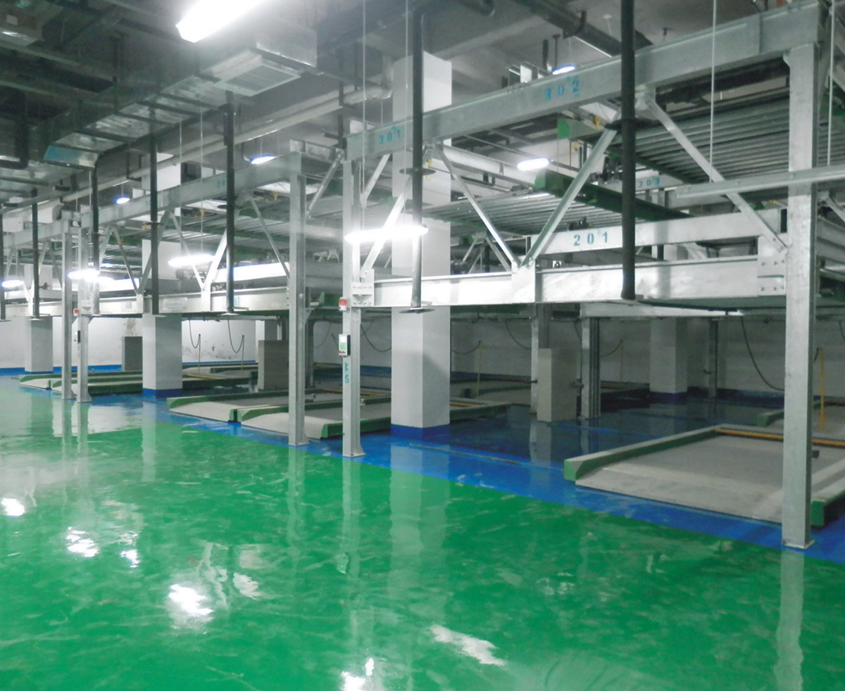 文水立体停车库三层升降横移机械式停车设备